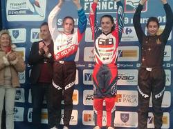 Axelle Jacques 2è sur la 2ème manche coupe de france bmx