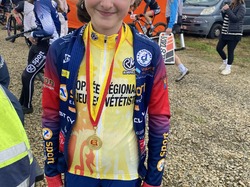 Clarice Capron 1ère U13 F  et Mael Denommey 1er U15 au TRJV 2024