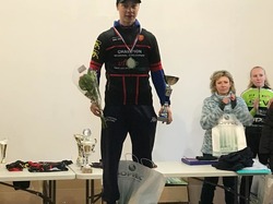 Jules Radoux, champion Normandie ufolep Cyclo-Cross 17/19 ans