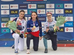 Louise Pottier Vice Championne de France MX U19 dames