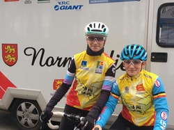 Nos 2 Sélectionnées au chpt France CycloCross, Lise et Axelle