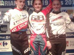 Podium Coupe de France pour l'AST Cyclisme et Axelle Jacques